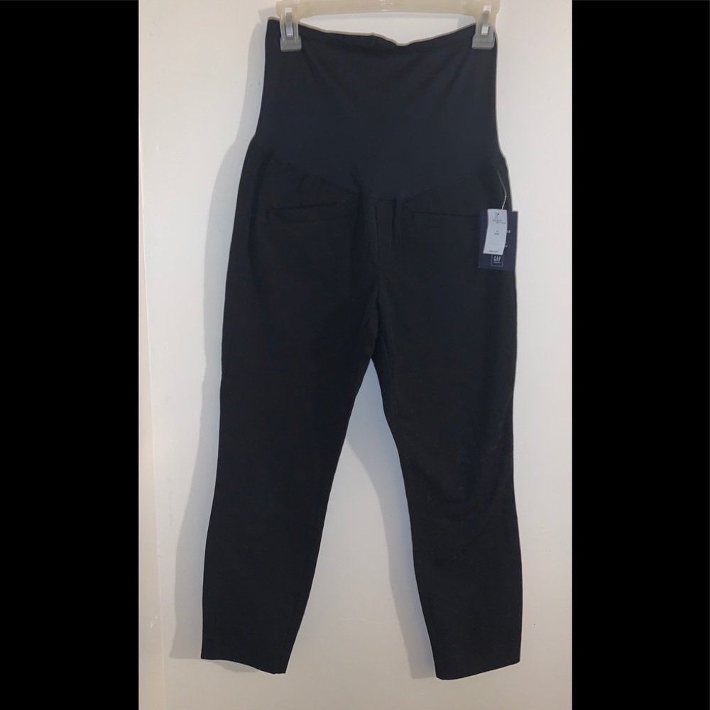 Gap maternity ankle black pants